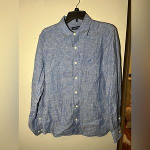 Nautica Denim long sleeve button up size small